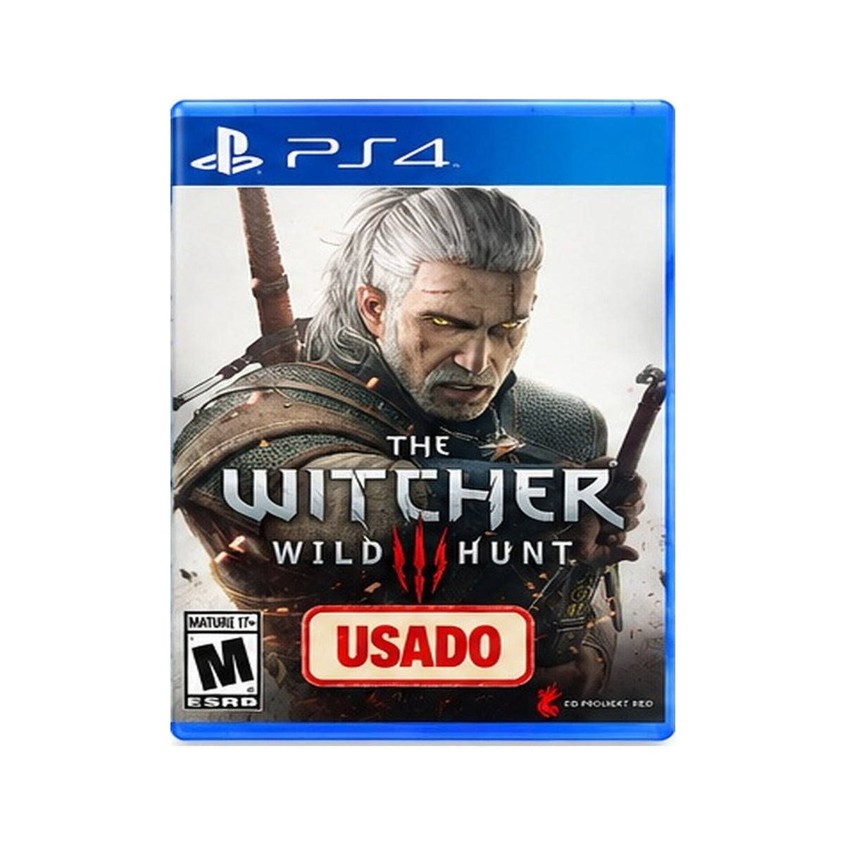 The Witcher 3: Wild Hunt – PlayStation 4 | Usado portada correcta PS4 usado fondo blanco