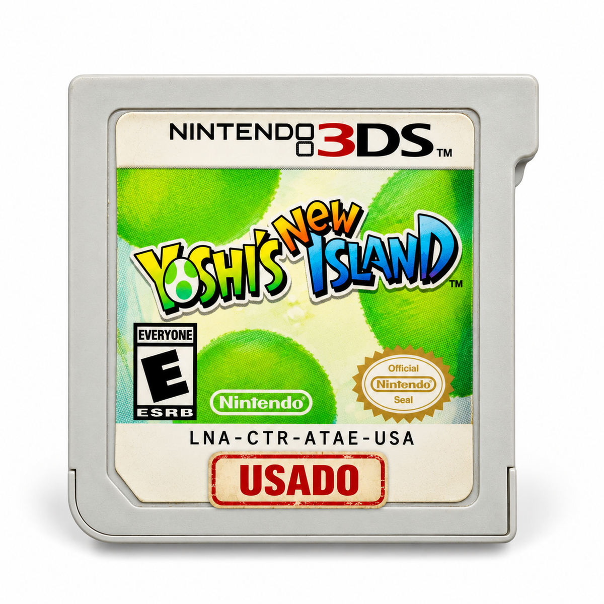 Yoshi's New Island Nintendo 3DS usado solo cartucho con etiqueta USADO