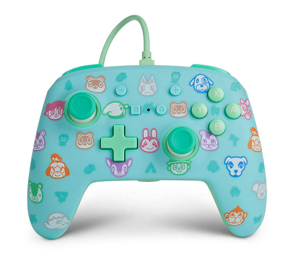 ENHANCED WIRED CONTROLLER - ANIMAL CROSSING - NINTENDO SWITCH -