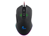 Mouse Gamer XTech Blue Venom 6 Botones 3200 DPI